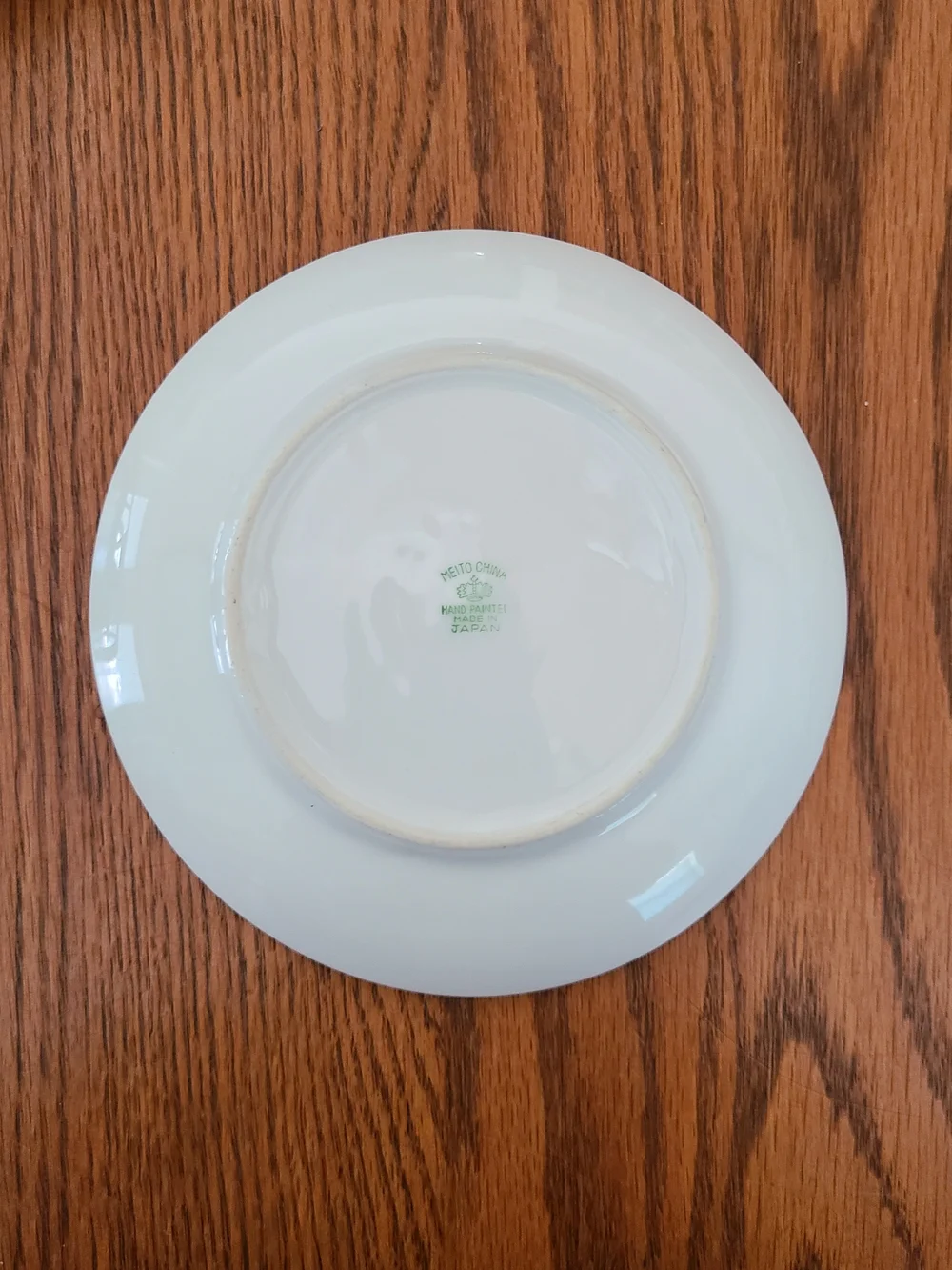 Vintage Meito China bread and butter plate, featuring hand-painted yellow roses - Picture 2 of 3